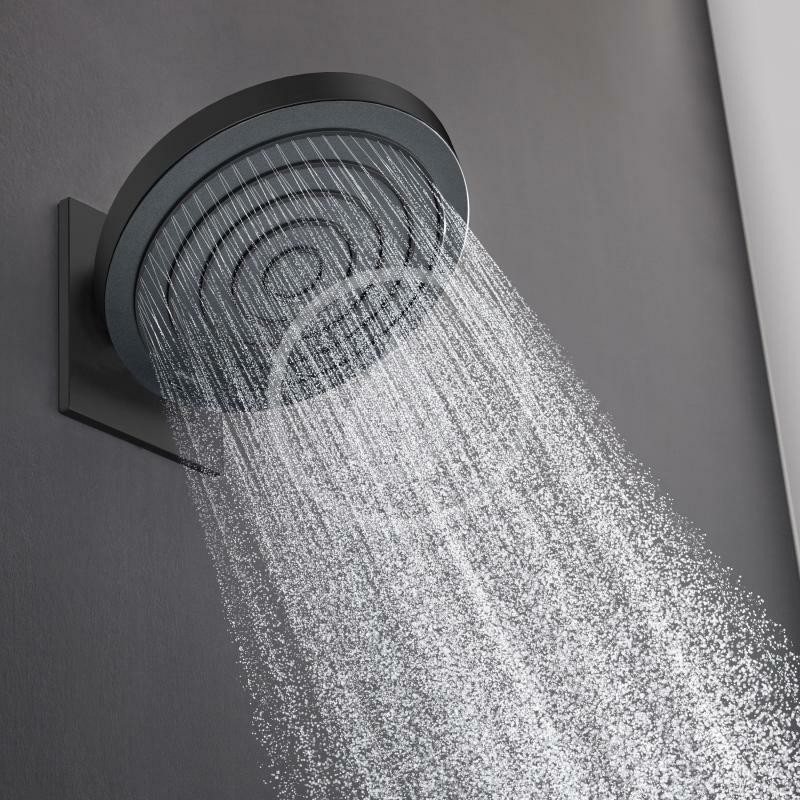 Hansgrohe Hlavová sprcha 260 s pripojením, 2 prúdy, EcoSmart, matná čierna 24151670