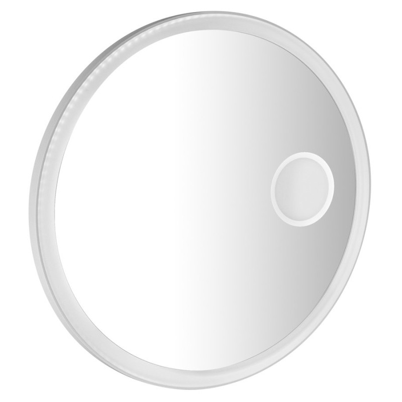 Sapho FLOAT okrúhle LED podsvietené zrkadlo, ø 90 cm, kozm.zrkadlo, IR senzor, 3500-6500°K, biely