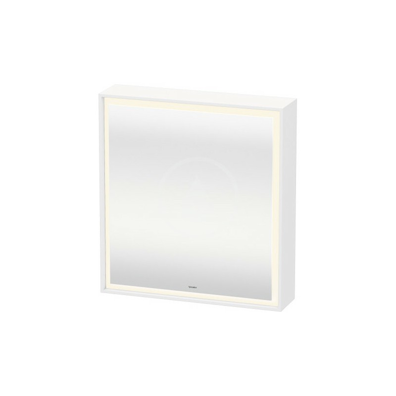 Duravit Zrkadlová skrinka s LED osvetlením, 700x650x155 mm, pánty vpravo, biela LC7550R00000000
