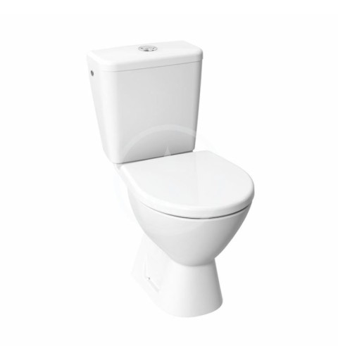 Jika WC kombi, zadný odpad, bočné napúšťanie, Rimless, biela H8257260002413