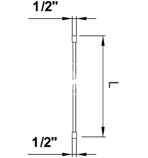 Laufen Sprchová hadica SimiFlex, 1250 mm, chróm WI504740000000