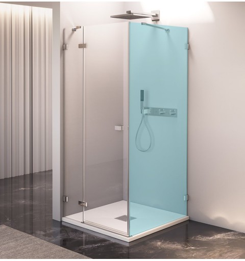 Polysan FORTIS EDGE sprchové dvere bez profilu 1100mm, číre sklo, ľavé