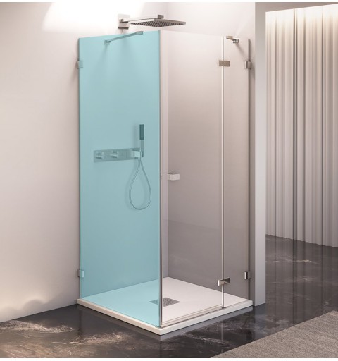 Polysan FORTIS EDGE sprchové dvere bez profilu 1000mm, číre sklo, pravé