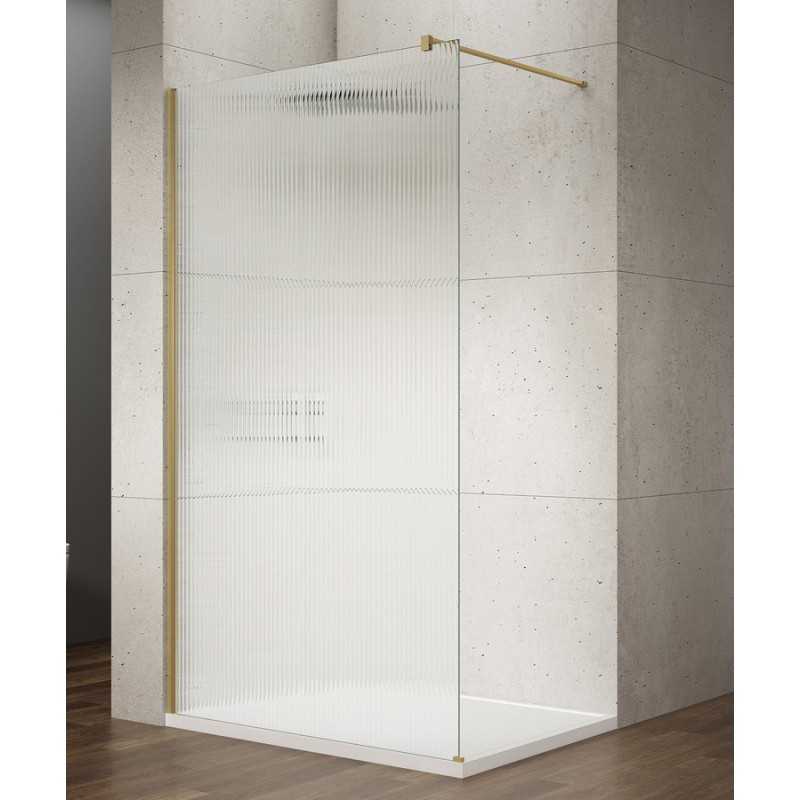 Gelco VARIO GOLD jednodielna sprchová zástena na inštaláciu k stene, sklo nordic, 800 mm
