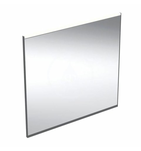 Geberit Zrkadlo s LED osvetlením a vyhrievaním, 75x70 cm, matná čierna 502.782.14.1