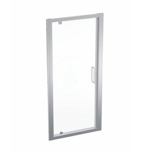 Geberit Sprchové dvere 90x190 cm, strieborná/číre sklo 560.125.00.2