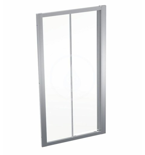 Geberit Sprchové dvere 100x190 cm, strieborná/číre sklo 560.133.00.2