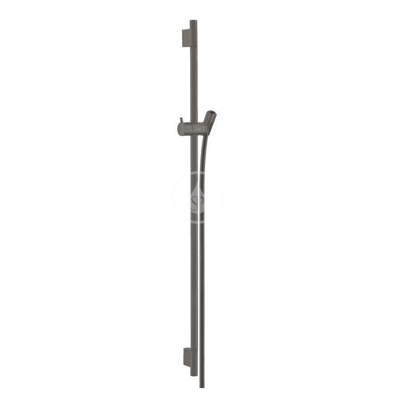 Hansgrohe Sprchová tyč 900 mm so sprchovou hadicou, kefovaný čieny chróm 28631340