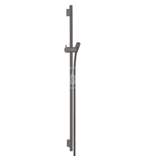 Hansgrohe Sprchová tyč 900 mm so sprchovou hadicou, kefovaný čieny chróm 28631340