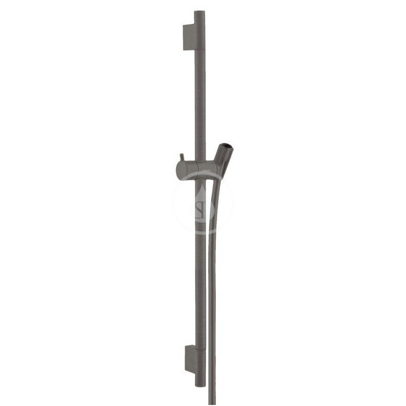 Hansgrohe Sprchová tyč 650 mm so sprchovou hadicou, kefovaný čieny chróm 28632340