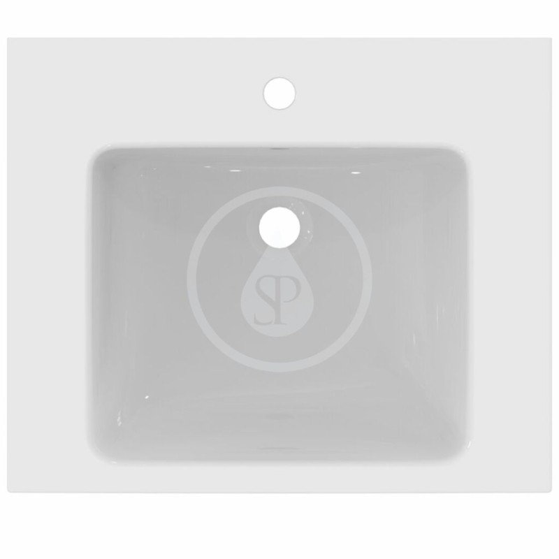 Ideal Standard Umývadlo nábytkové 61x51 cm, s prepadom, otvor na batériu, biela T460501