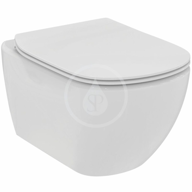 Ideal Standard Závesné WC s doskou SoftClose, RimLS+, biela T536001