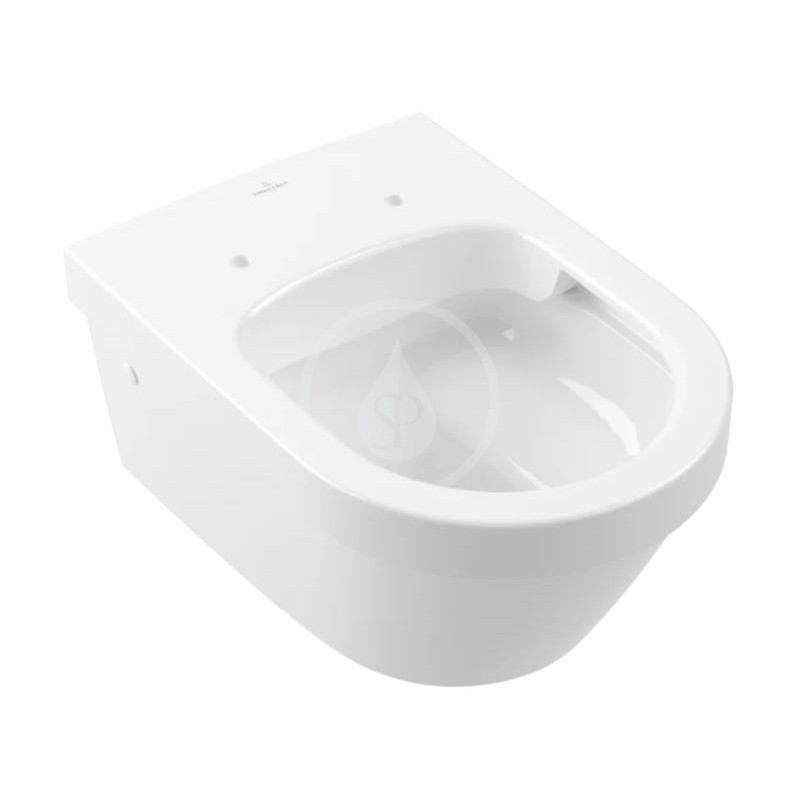 Villeroy & Boch Závesné WC, Rimless, CeramicPlus, alpská biela 4694R0R1