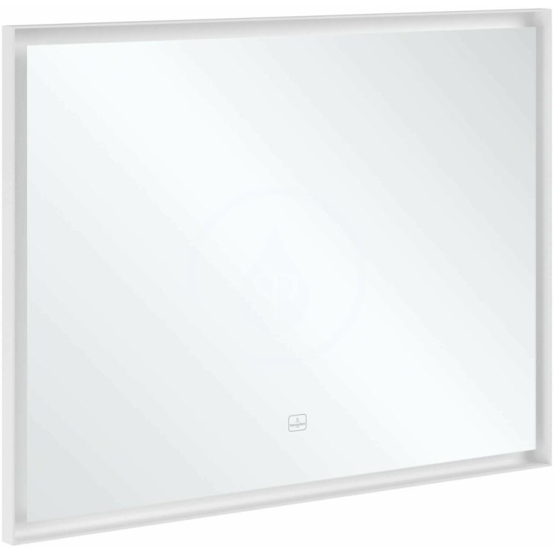 Villeroy & Boch Zrkadlo v ráme s LED osvetlením, 100x75 cm, dotykový senzor A4631000
