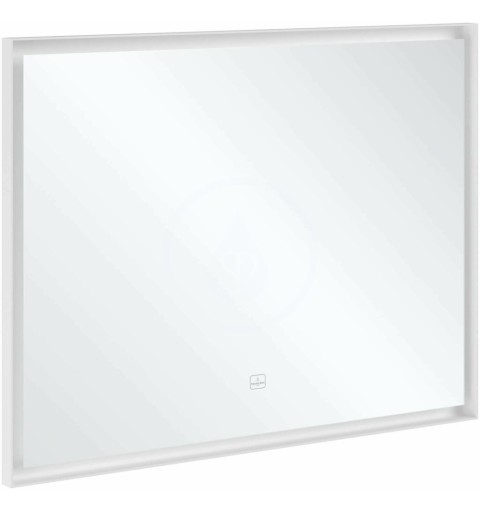 Villeroy & Boch Zrkadlo v ráme s LED osvetlením, 100x75 cm, dotykový senzor A4631000