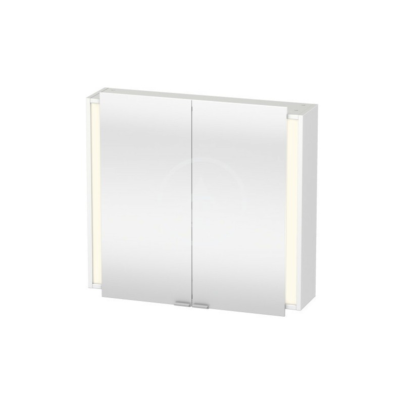 Duravit Zrkadlová skrinka s LED osvetlením, 800x750x180 mm, biela mat KT7531018180000