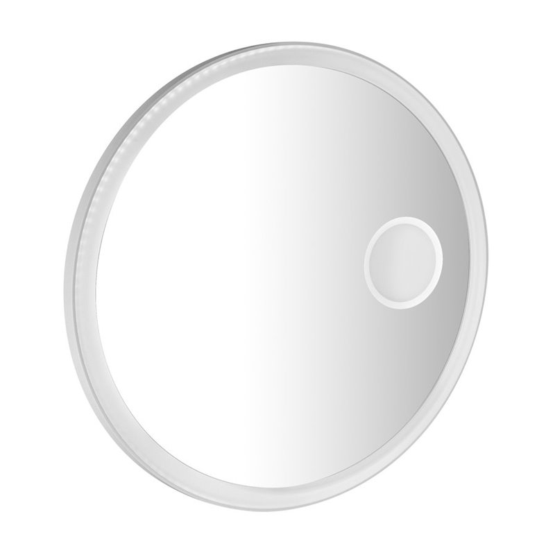 Sapho FLOAT okrúhle LED podsvietené zrkadlo, ø 80 cm, kozm. zrkadlo, IR senzor, 3500-6500°K, biely