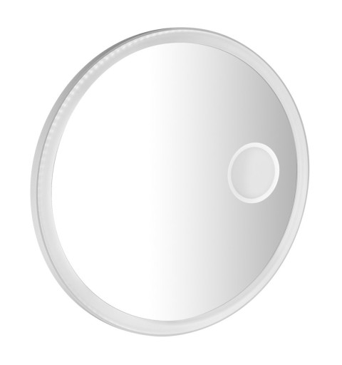 Sapho FLOAT okrúhle LED podsvietené zrkadlo, ø 80 cm, kozm. zrkadlo, IR senzor, 3500-6500°K, biely