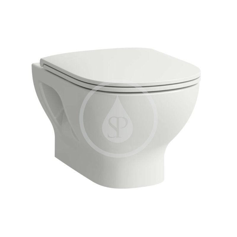 Laufen Závesné WC s doskou SoftClose, Rimless, biela H8660810000001