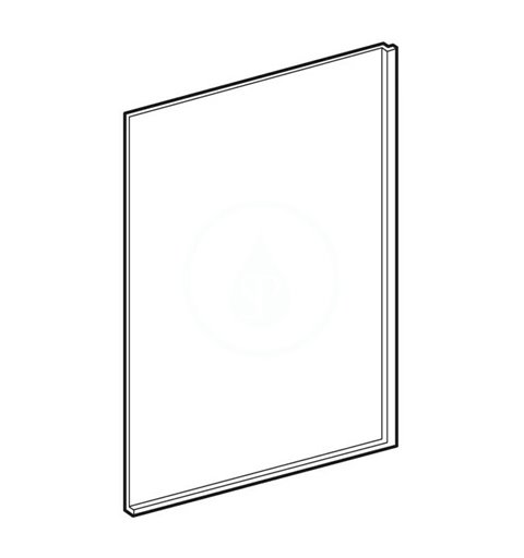 Geberit Bočný panel pre asymetrickú vaňu, 460 mm, biela 554.895.01.1