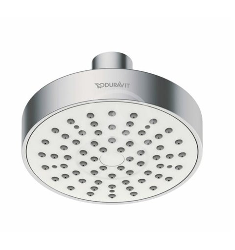 Duravit Hlavová sprcha, priemer 100 mm, biela/chróm UV0660022010