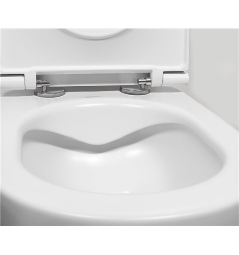 Isvea INFINITY závesná WC misa, Rimless, 36,5x53cm, matná biela