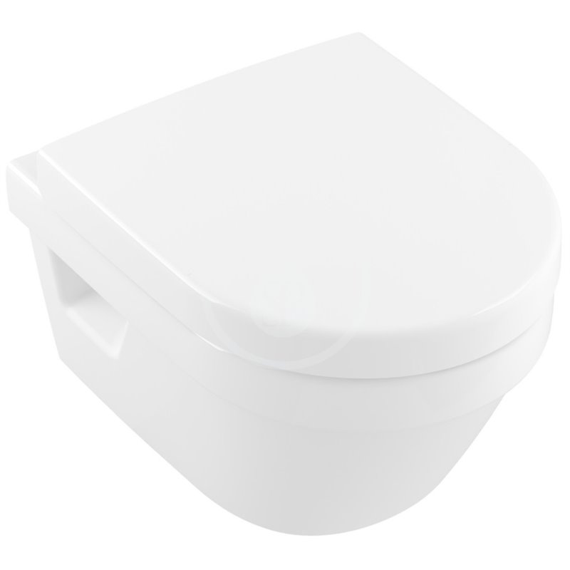 Villeroy & Boch Závesné WC Compact, zadný odpad, DirectFlush, alpská biela 4687R001