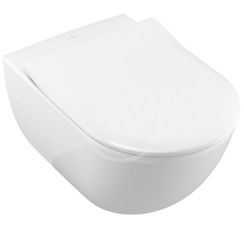 Villeroy & Boch Závesné WC, zadný odpad, DualFlush, alpská biela 66001001