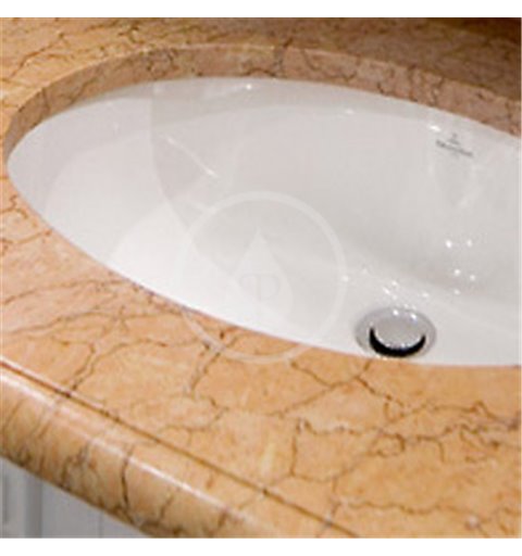Villeroy & Boch Vstavané umývadlo, 455x305 mm, s prepadom, biela 61474601