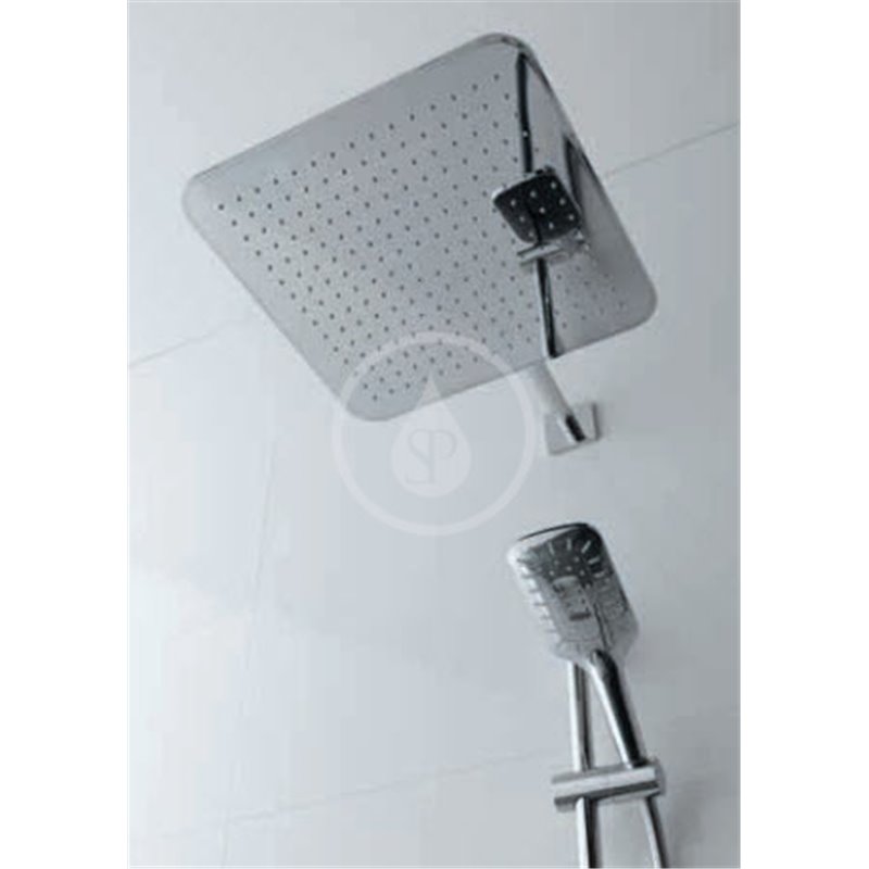 Laufen Hlavová sprcha, 302 mm x 302 mm, nehrdzavejúca oceľ HF504722100000