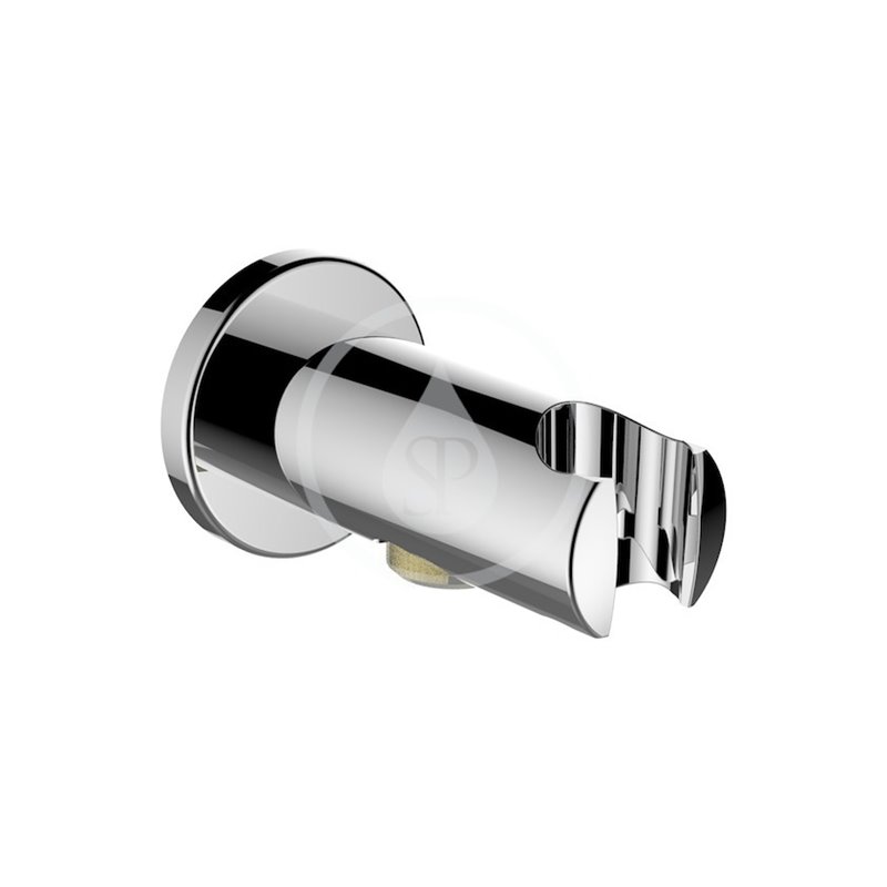 Laufen Pripojenie sprchovej hadice TwinCurve 1/2" s nástenným držiakom ručnej sprchy, chróm HF504778100000