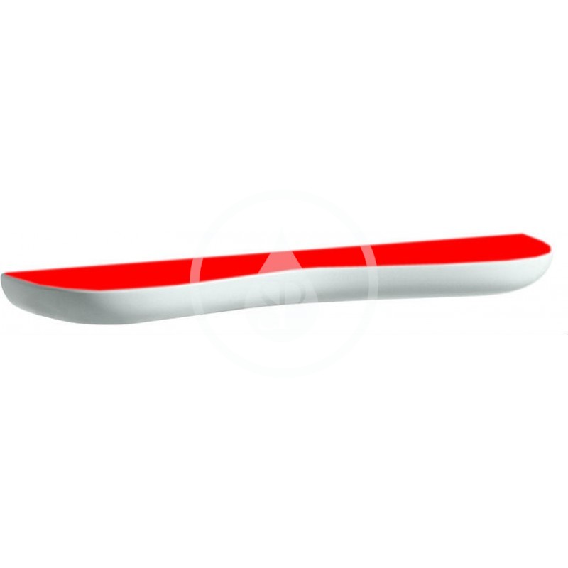 Laufen Keramická polička, 550 mm, biela/červená H8770310620001