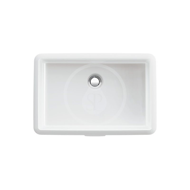 Laufen Vstavané umývadlo, 545 mm x 360 mm, biela – bez otvoru na batériu H8124300001091