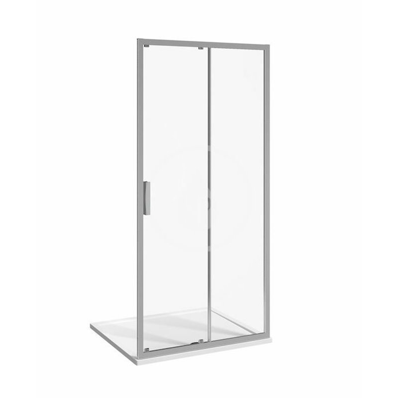 Jika Sprchové dvere dvojdielne L/P, 1400 mm, Jika perla Glass, strieborná/sklo arctic H2422N80026661