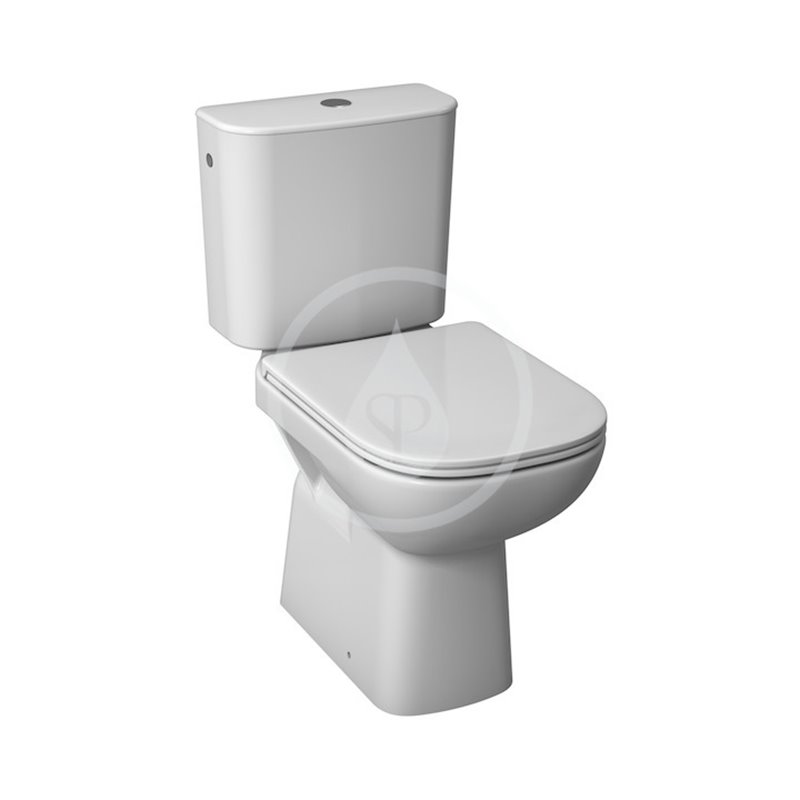 Jika WC kombi set s nádržkou, spodný odpad, Dual Flush, biela H8266170002801