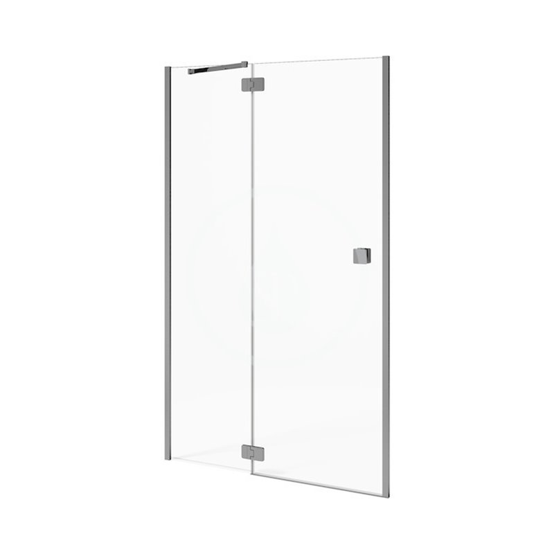 Jika Sprchové dvere výklopné 1000 mm, ľavé, Jika perla Glass, strieborná/číre sklo H2544240026681