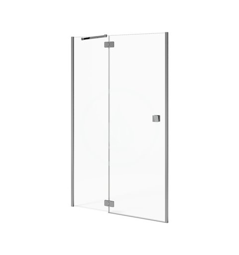 Jika Sprchové dvere výklopné 1000 mm, ľavé, Jika perla Glass, strieborná/číre sklo H2544240026681