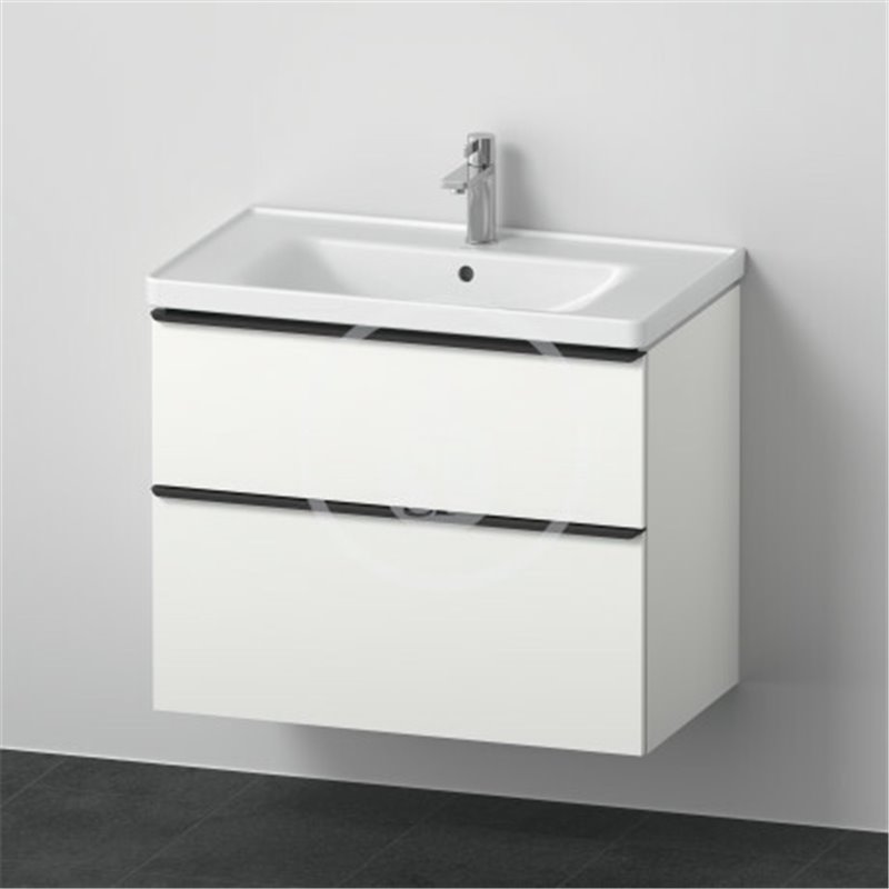 Duravit Skrinka s umývadlom, 800x650x480 mm, 2 zásuvky, matná biela DE012101818
