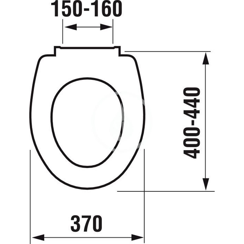 Jika WC doska, termoplast, biela H8932710000001