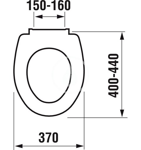 Jika WC doska, termoplast, biela H8932710000001