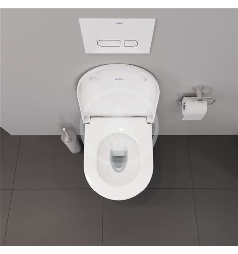 Duravit Závesné WC Compact, Rimless, HygieneGlaze, biela 2587092000