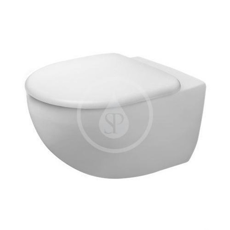 Duravit Závesné WC s doskou SoftClose, Rimless, biela 45720900A1
