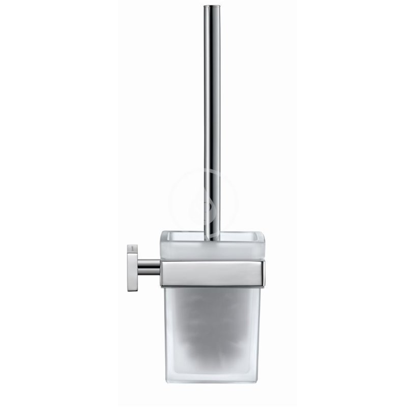 Duravit WC kefa nástenná s držiakom, chróm/mliečne sklo 0099571000