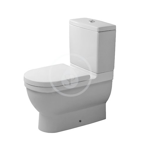 Duravit WC kombi misa, Vario odpad, alpská biela 0128090064