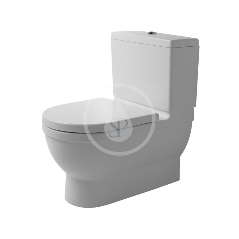 Duravit WC kombi misa, Vario odpad, s HygieneGlaze, alpská biela 2104092000