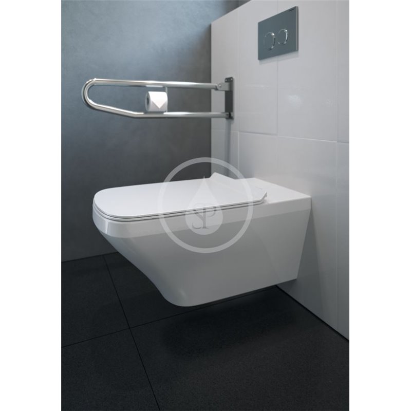 Duravit Závesné WC, bezbariérové, Rimless, alpská biela 2559090000