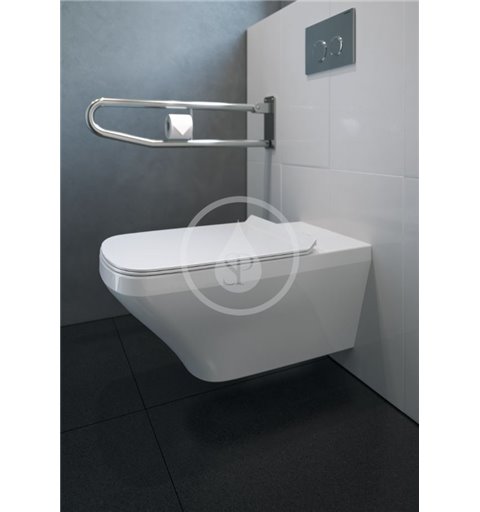 Duravit Závesné WC, bezbariérové, Rimless, alpská biela 2559090000