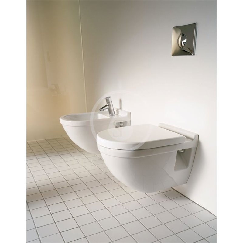 Duravit Závesné WC, s plochým splachovaním, s HygieneGlaze, alpská biela 2201092000
