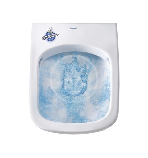Duravit Závesné WC, doska SoftClose, Rimless, alpská biela 45510900A1