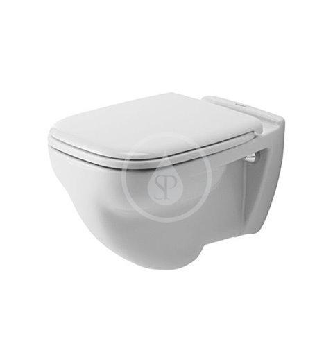 Duravit Závesné WC, ploché splachovanie, alpská biela 22100900002